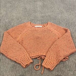 Women's Knit Sweater - Rust